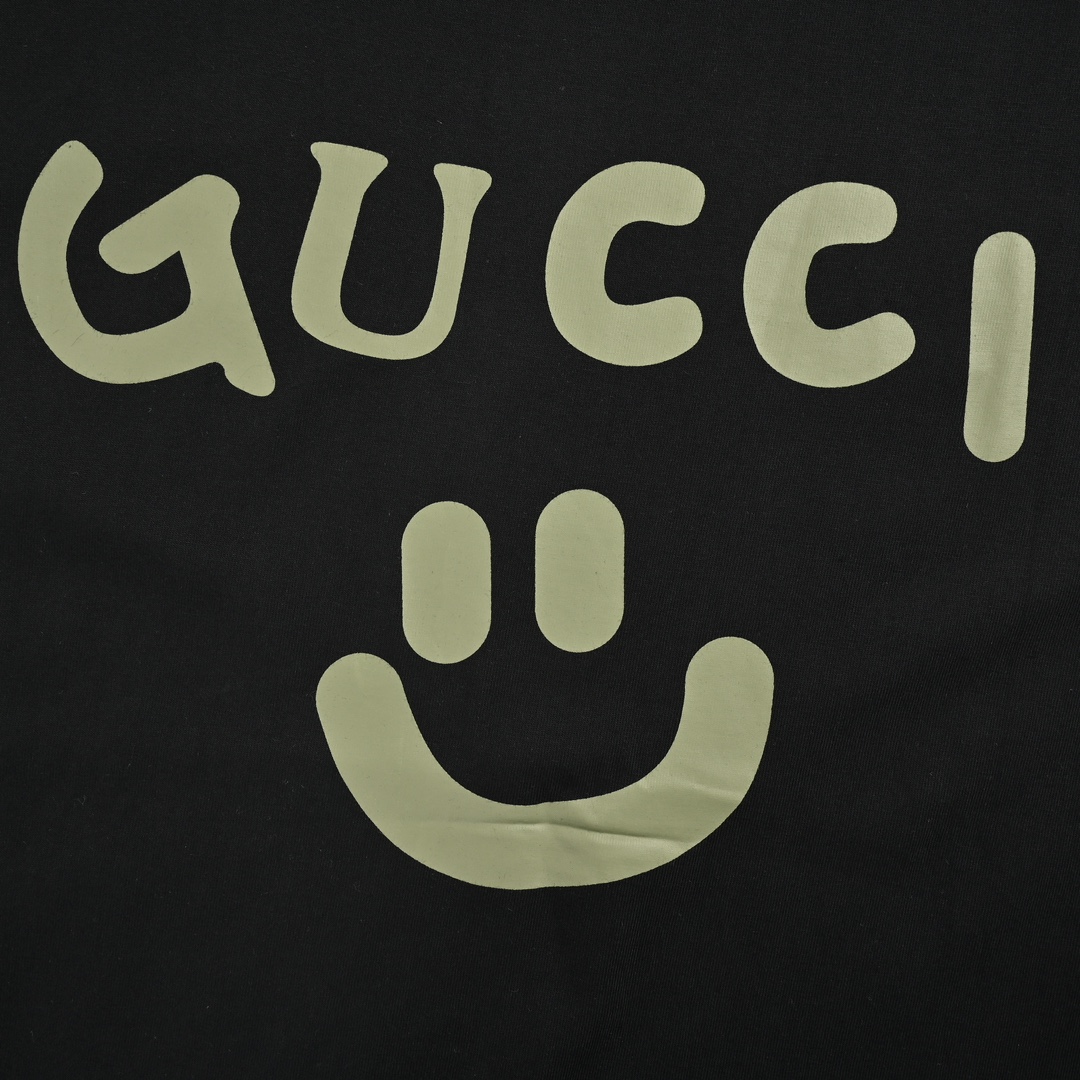 Gucci/古驰 22ss 笑脸印花短袖