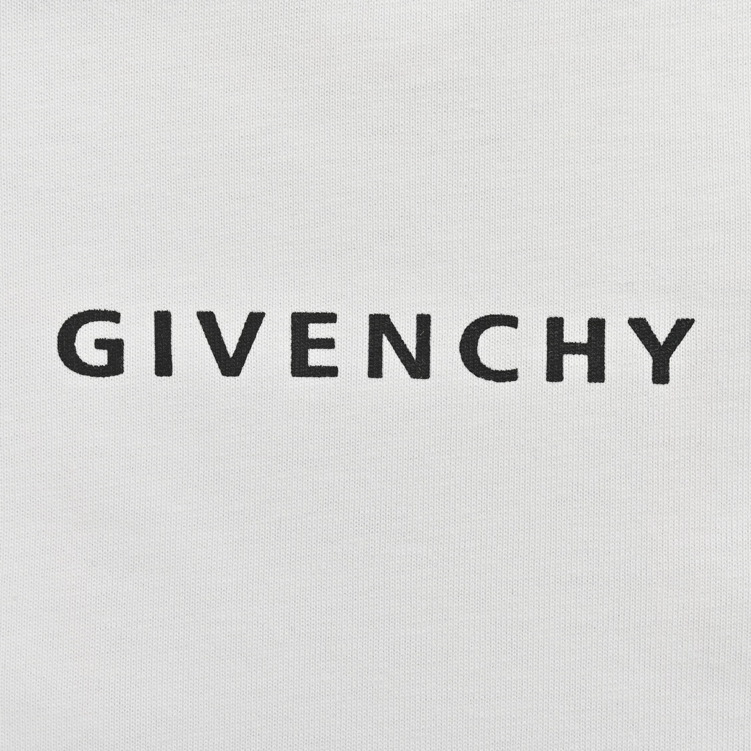 GIVENCHY /纪梵希 后背十字架印花短袖