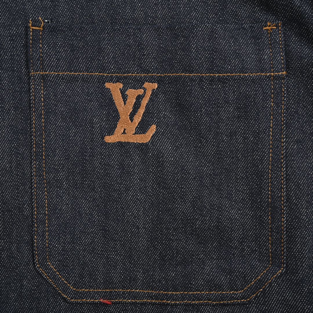 Louis Vuitton/路易威登 24ss 满身刺绣老花牛仔外套