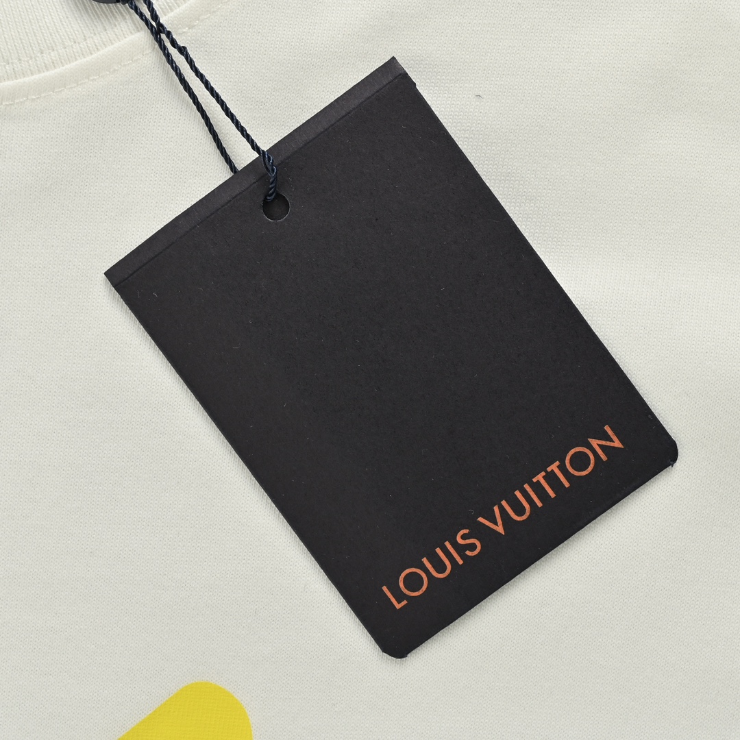 Louis Vuitton/路易威登 24ss 七彩字母印花短袖