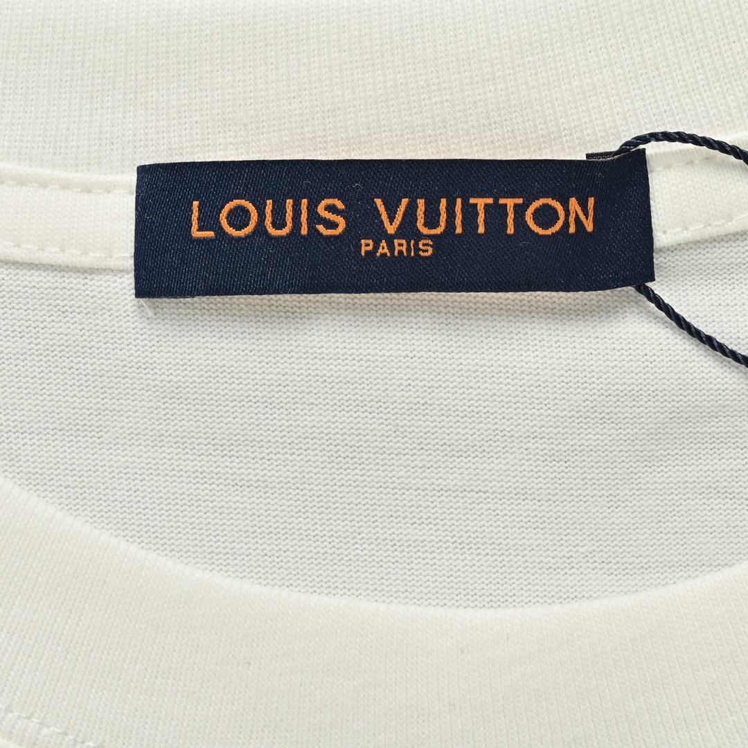 Louis Vuitton/路易威登 24ss 七彩字母印花短袖