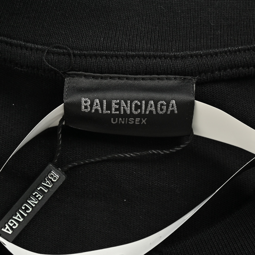 balenciaga/巴黎世家 24ss 双B印花短袖