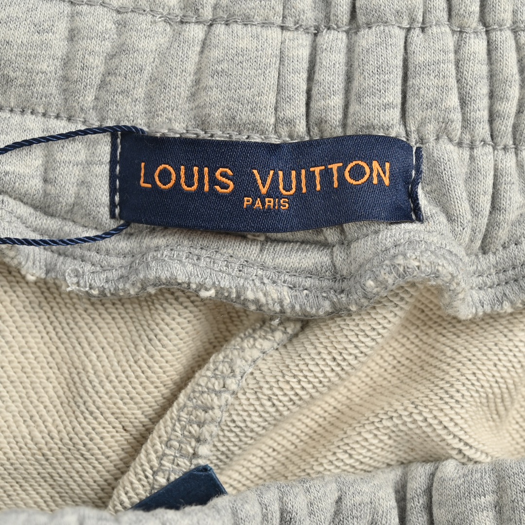 Louis Vuitton/路易威登 24ss 别针刺绣长裤 釆用纯棉毛圈400克面料