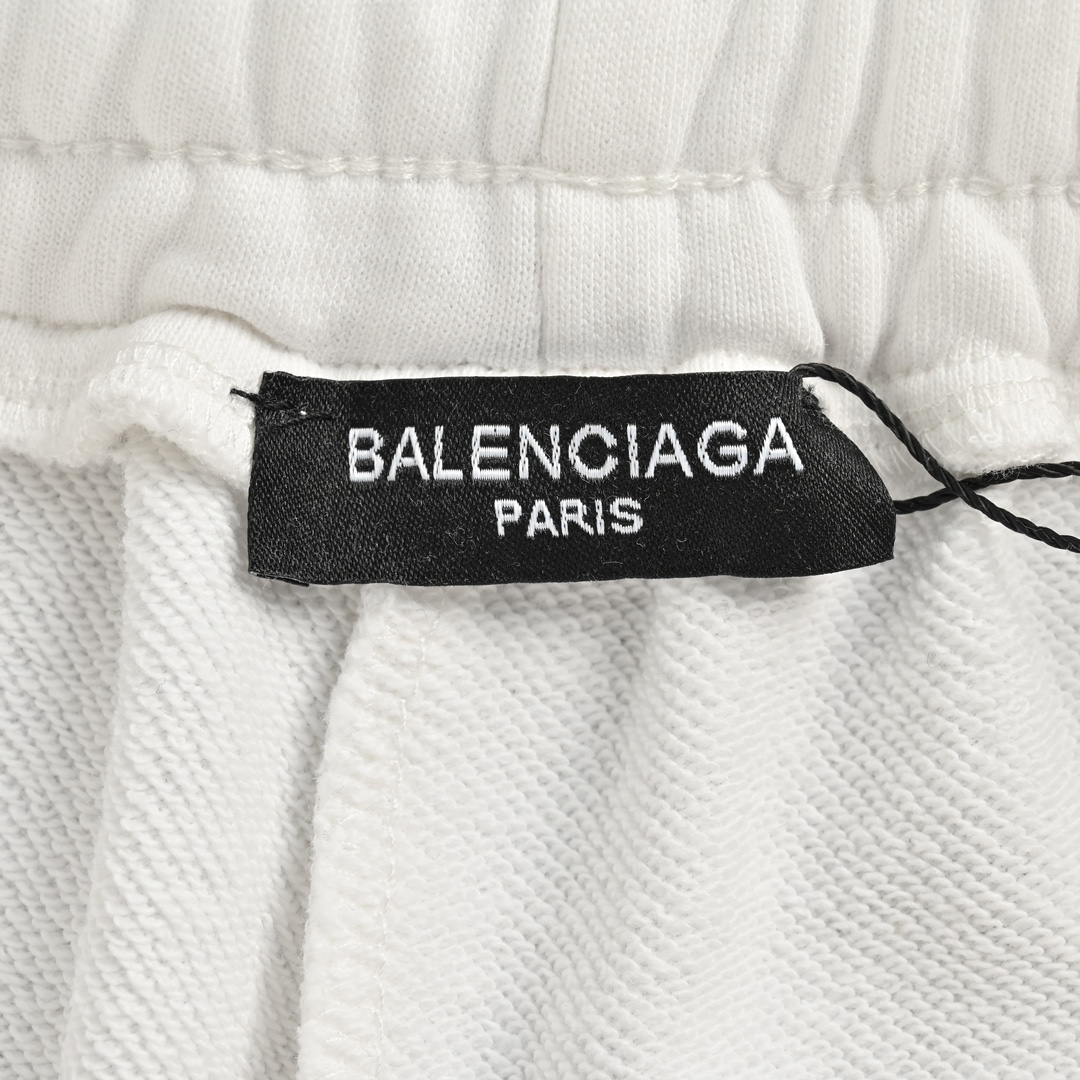 Balenciaga/巴黎世家 24ss 刺绣字母logo短裤