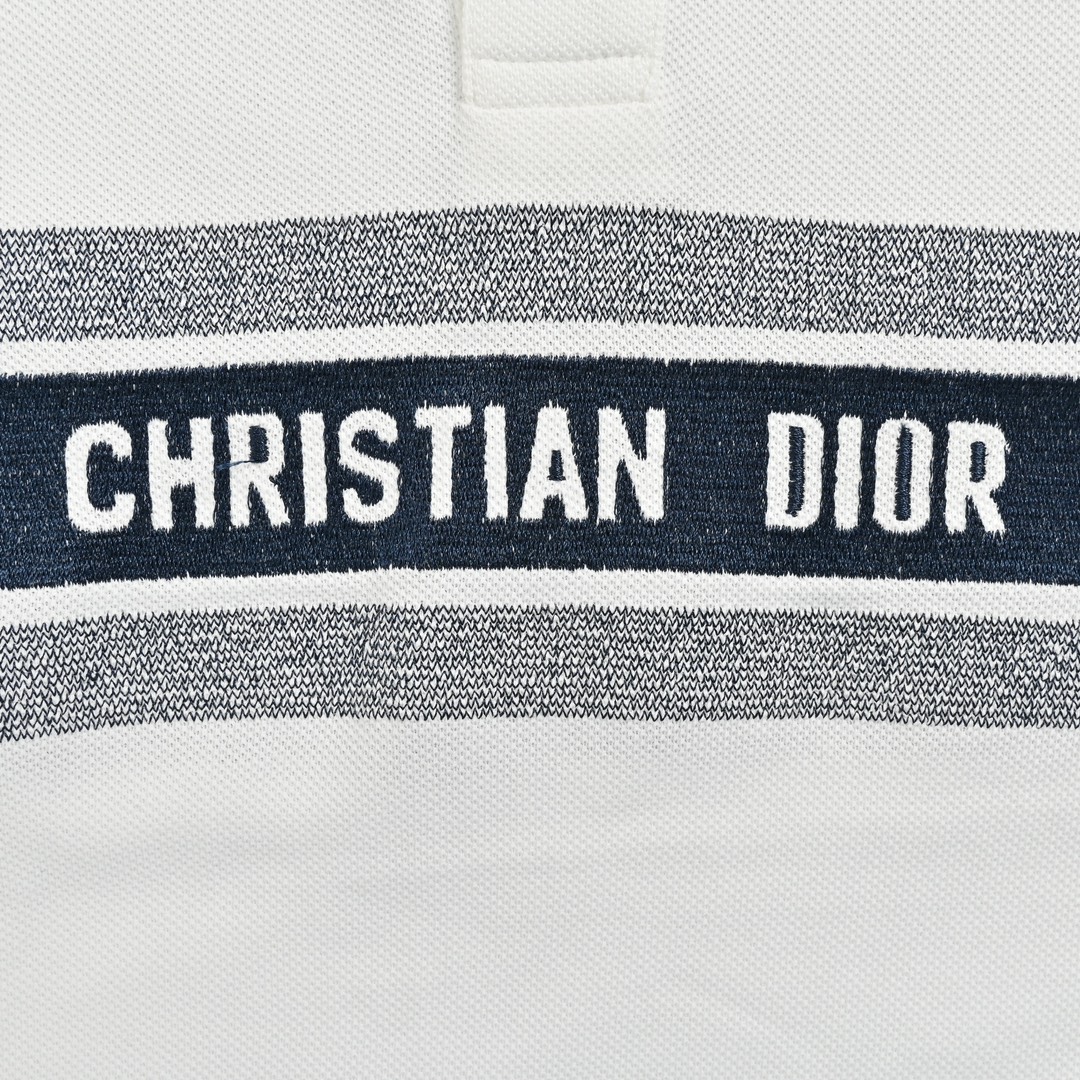 Dior /迪奥 腰带字母logo Polo短袖 选用棉质珠地网眼布打造