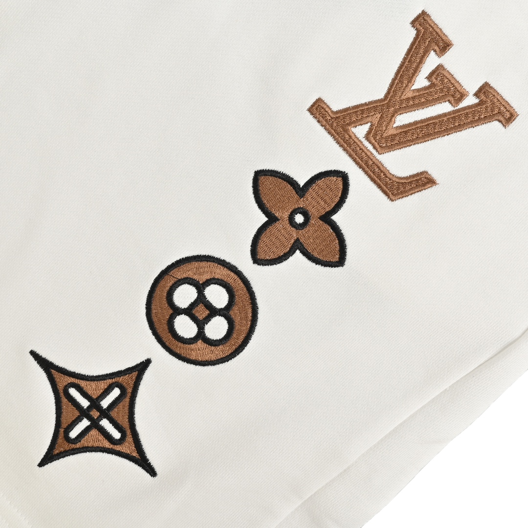 Louis Vuitton/路易威登 24ss 刺绣字母老花短裤