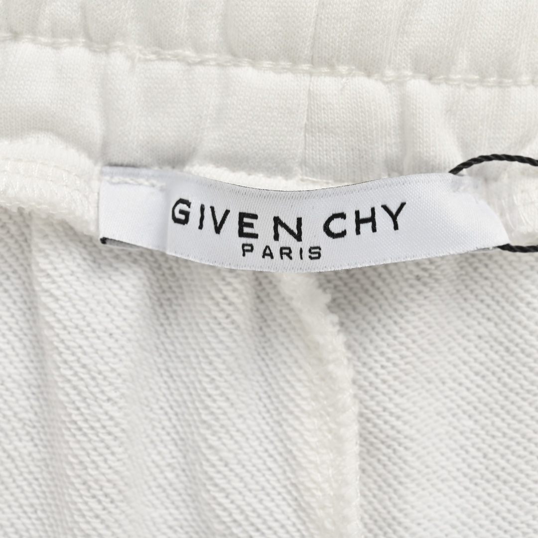 GIVENCHY/纪梵希 刺绣logo短裤 面料采用380g纯棉毛圈面料