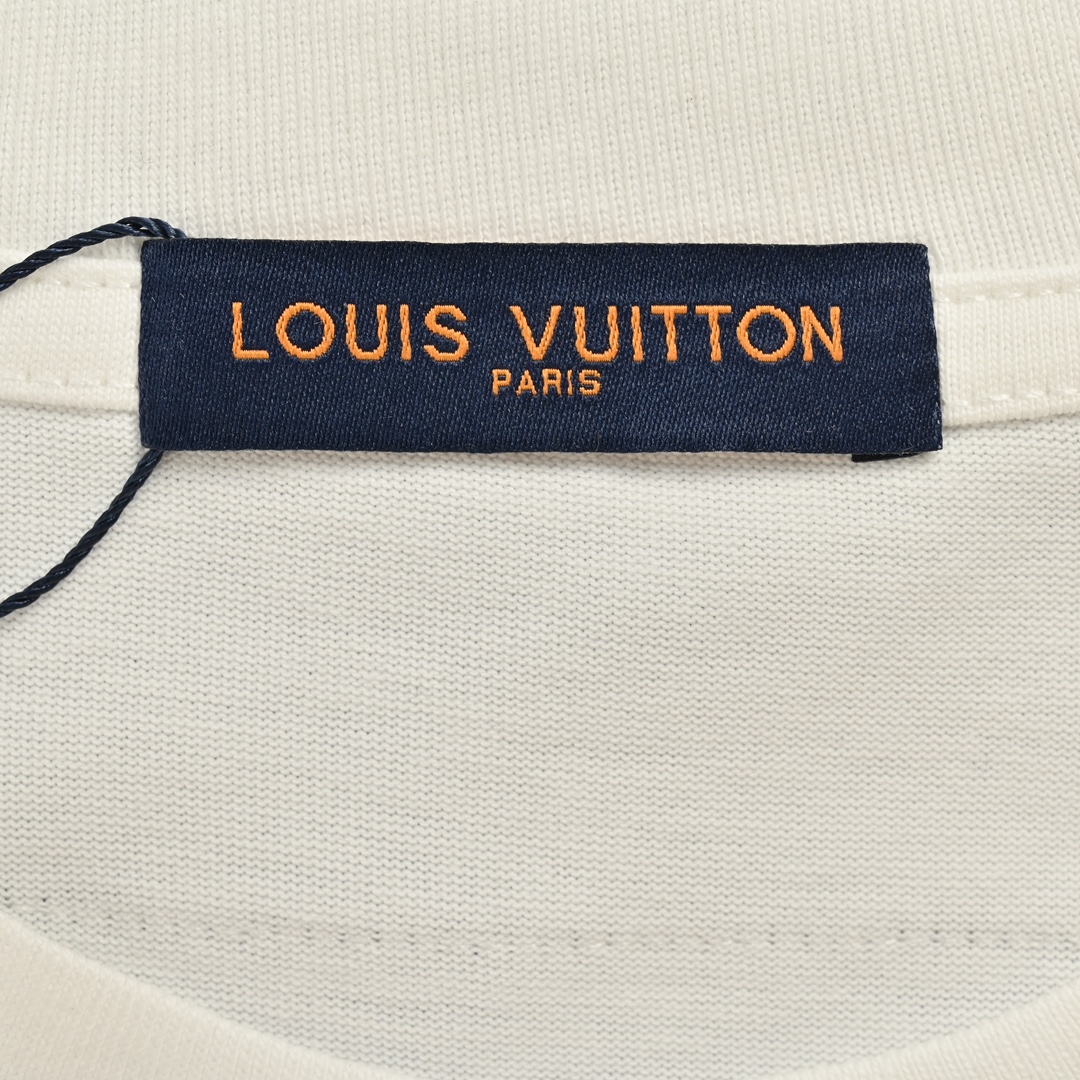 Louis Vuitton/路易威登 24ss 梯子印花短袖