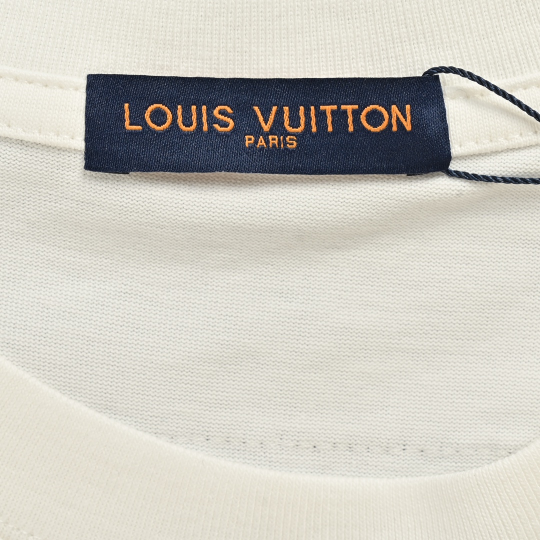 Louis Vuitton/路易威登 24ss 老花logo印花短袖