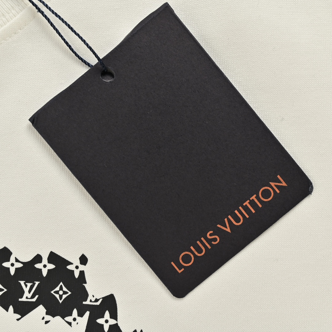 Louis Vuitton/路易威登 24ss 老花logo印花短袖