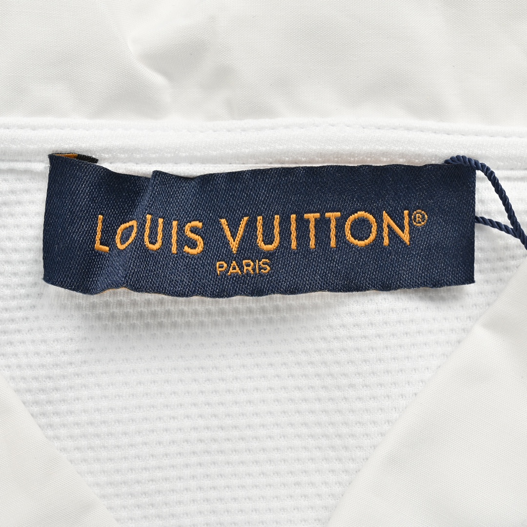 Louis Vuitton/路易威登 24ss 水钻字母Polo短袖 刺绣品牌