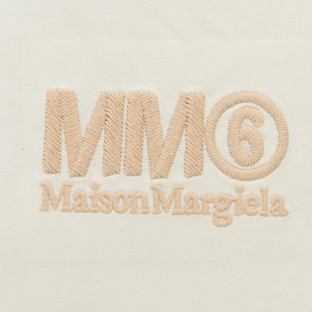 Maison Margiela/马吉拉 24ss MM6数字小标刺绣短袖