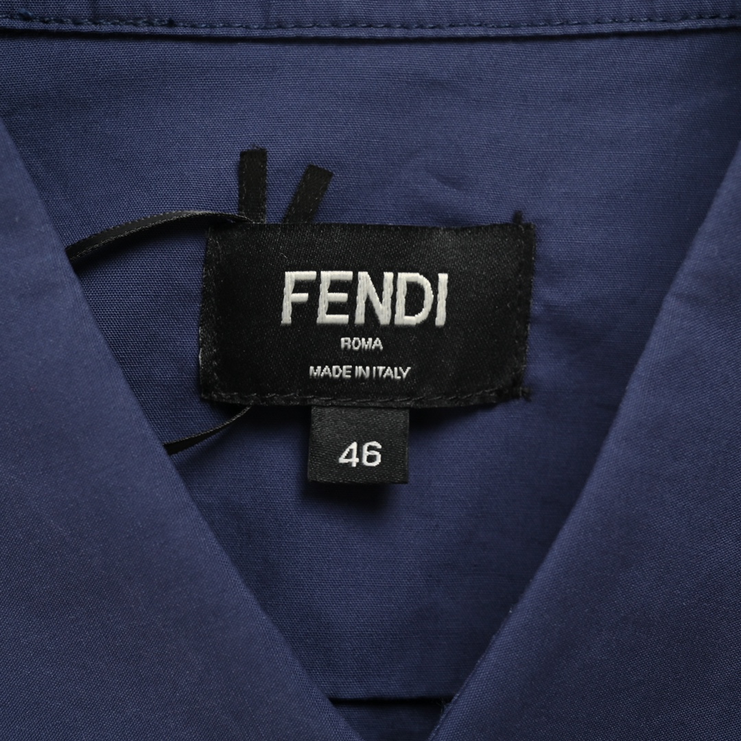 Fendi/芬迪 24ss 拉链口袋短袖衬衫