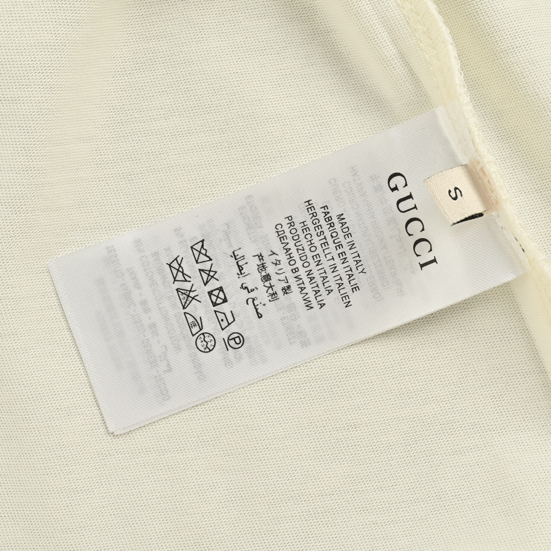Gucci /古驰 22ss 麻花logo字母印花短袖