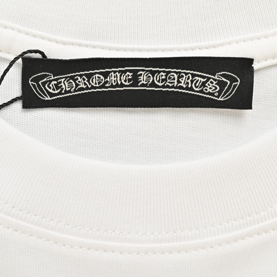 Chrome Hearts/克罗心 梵文十字架刺绣短袖