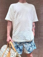 #Louis Vuitton / Louis Vuitton 24SS-Bodies Lignes sombres des fleurs assombrisées Effet du haut du corps à manches courtes 1 #Louis Vuitton / Louis Vuitton 24SS-Bodies Lignes sombres des fleurs assombrisées Effet du haut du corps à manches courtes