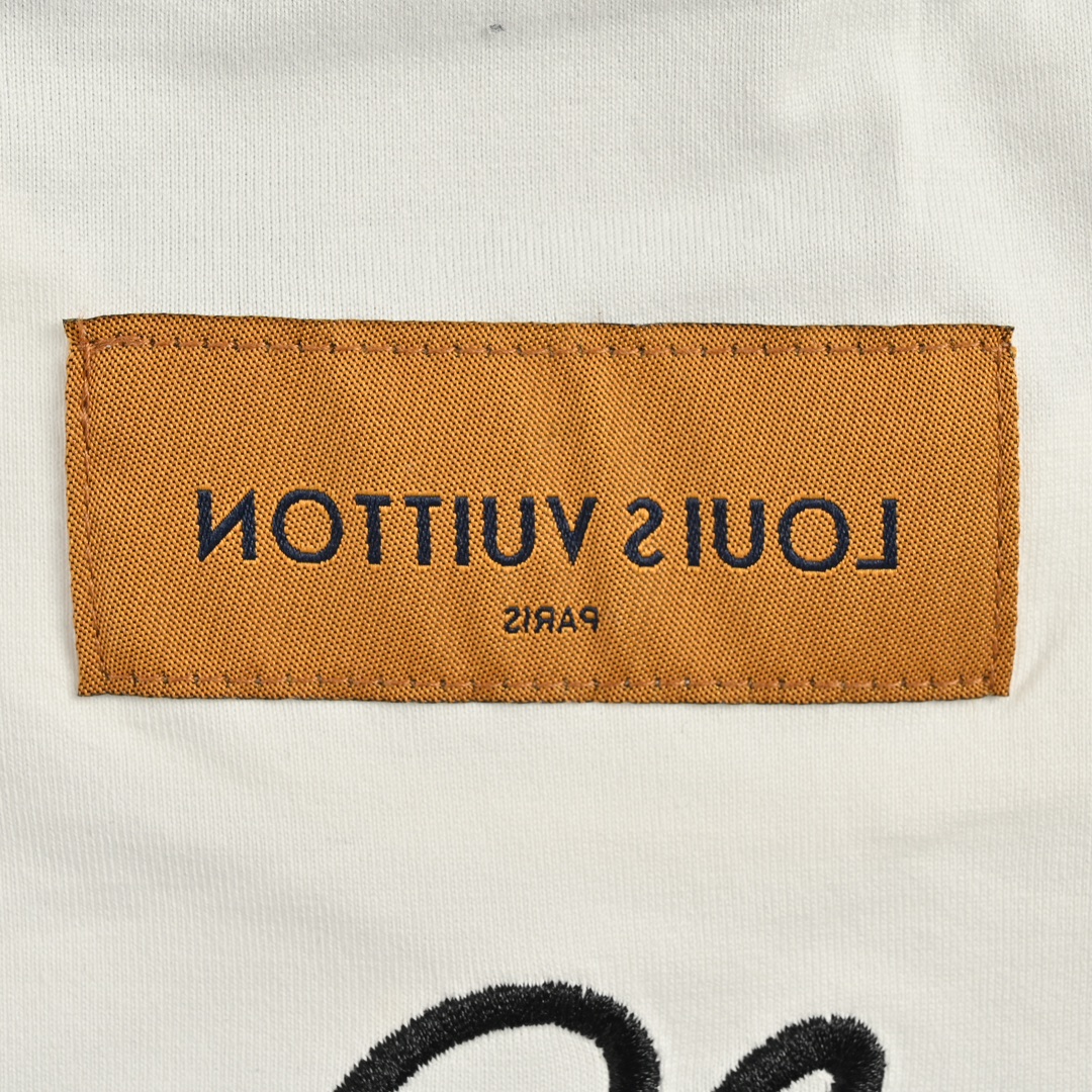 Louis Vuitton/路易威登 花卉字母刺绣短袖