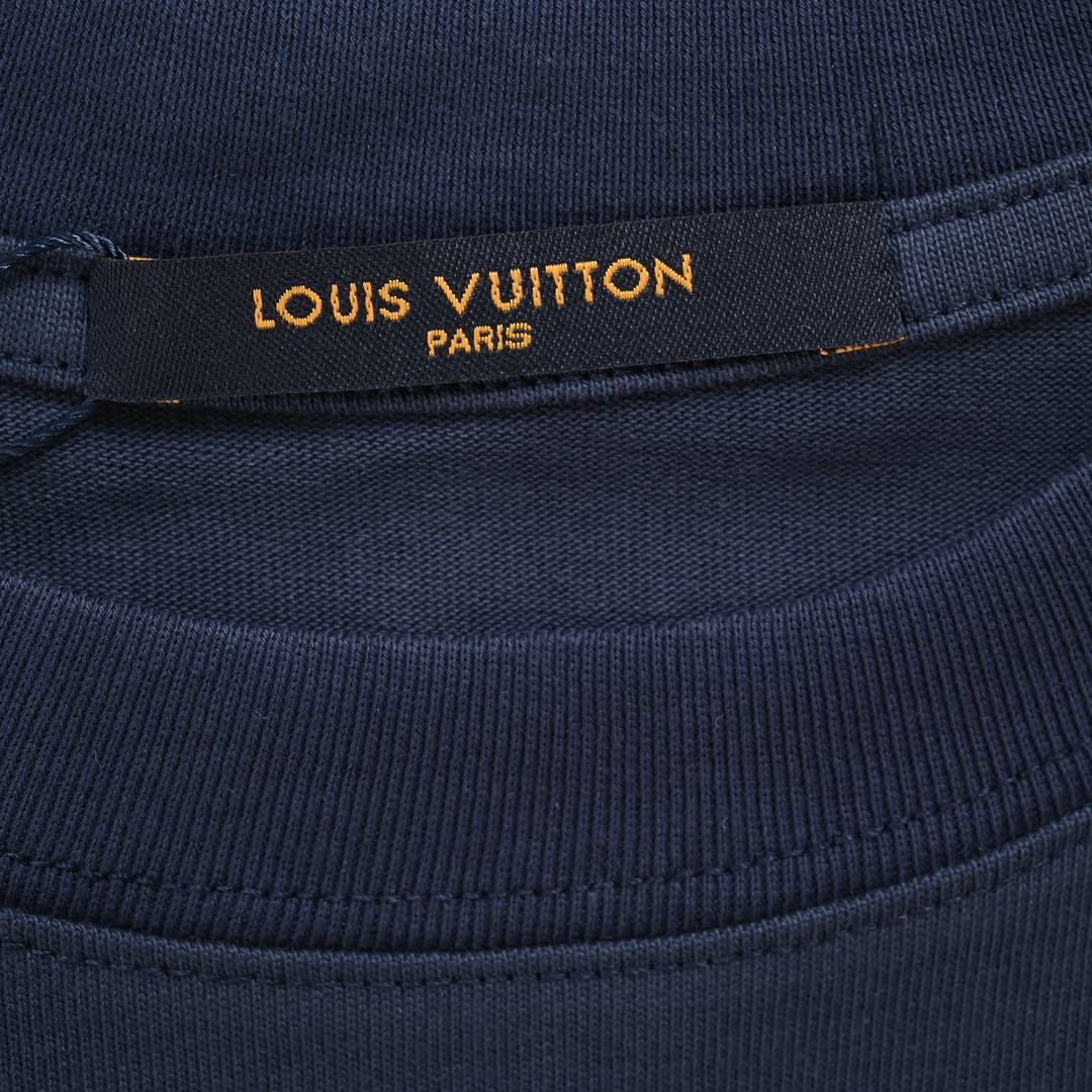 Louis Vuitton /路易威登 23ss 1854签名字母刺绣短袖