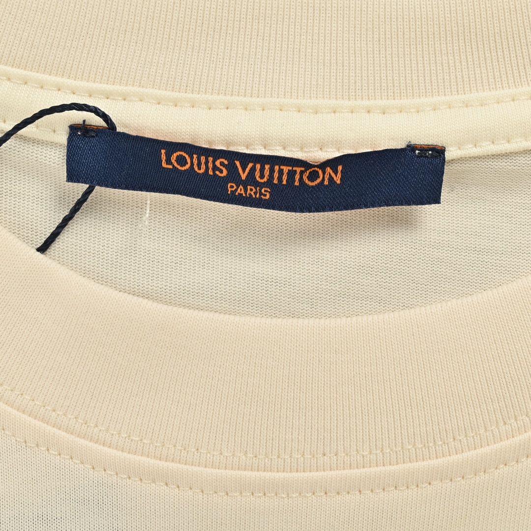 Louis Vuitton/路易威登 24ss 渐变老花发泡印花短袖