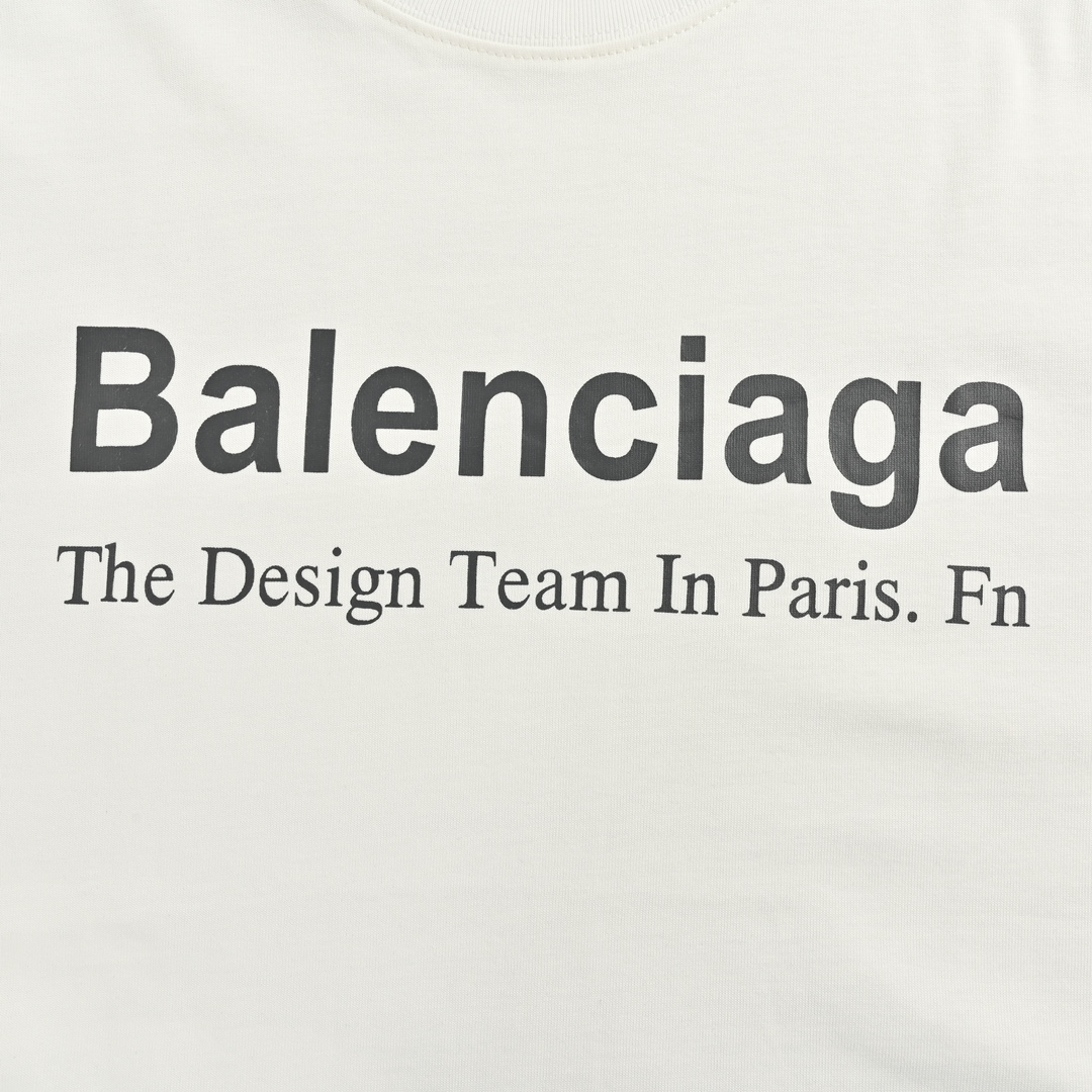 Balenciaga/巴黎世家 24ss 秀场限定字母标语印花短袖