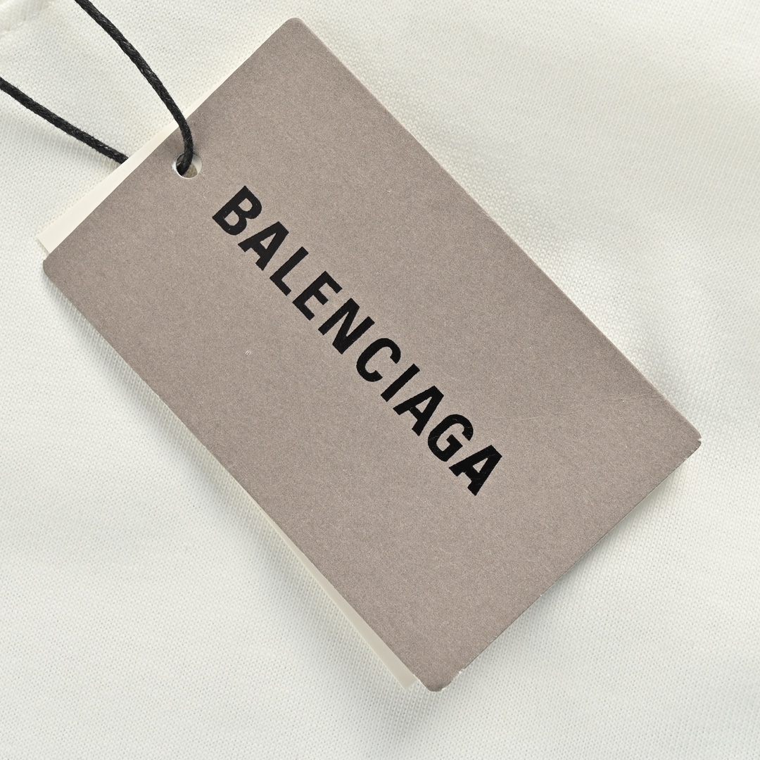 Balenciaga/巴黎世家 24ss 秀场限定字母标语印花短袖