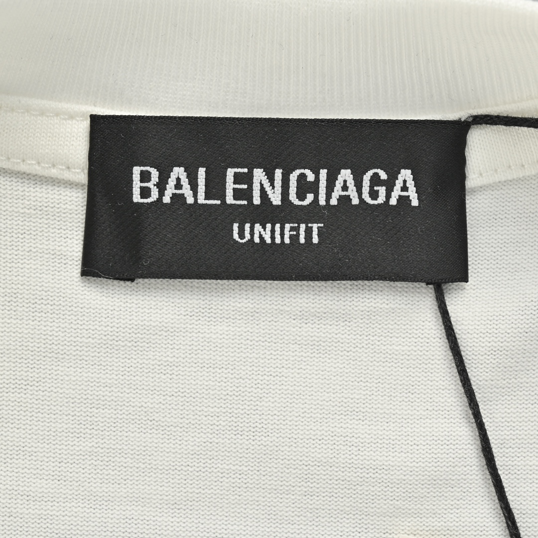 Balenciaga/巴黎世家 24ss 秀场限定字母标语印花短袖