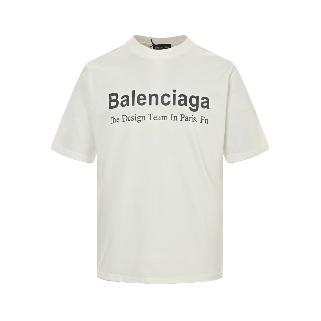 Balenciaga/巴黎世家 24ss 秀场限定字母标语印花短袖