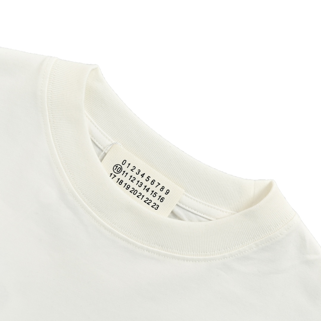 Maison Margiela/马吉拉 24ss 小皮标圆圈数字6短袖