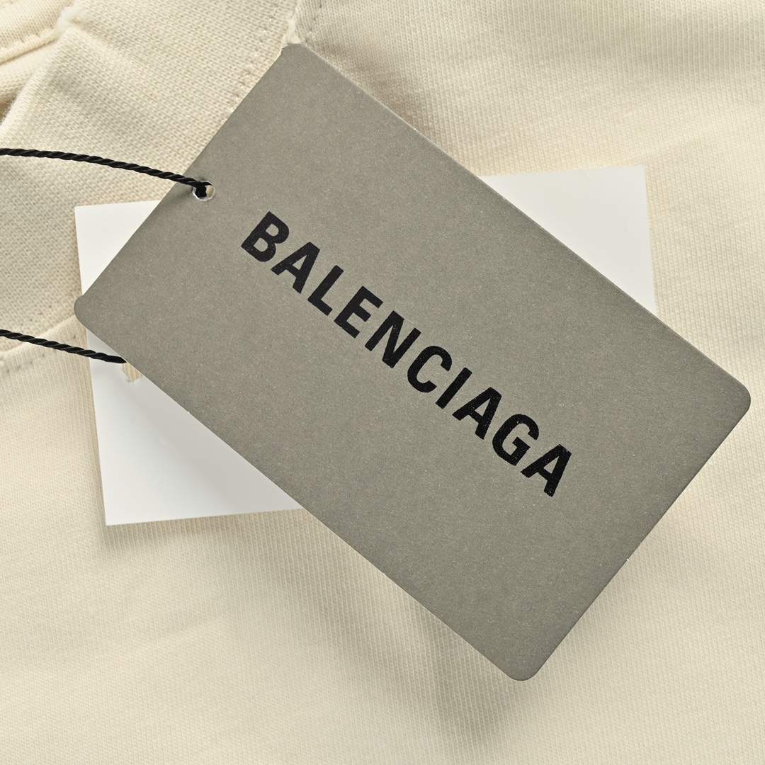 Balenciaga/巴黎世家 24ss 彩色字母发泡印花短袖