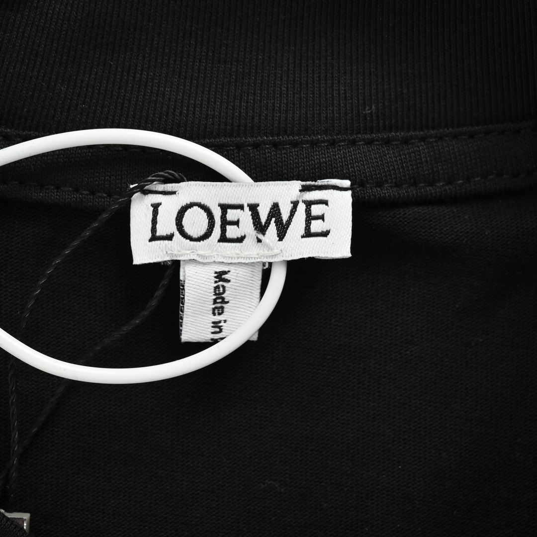 Loewe/罗意威 24ss 炫彩logo印花短袖 高品质高克重纯棉欧潮版短袖T恤