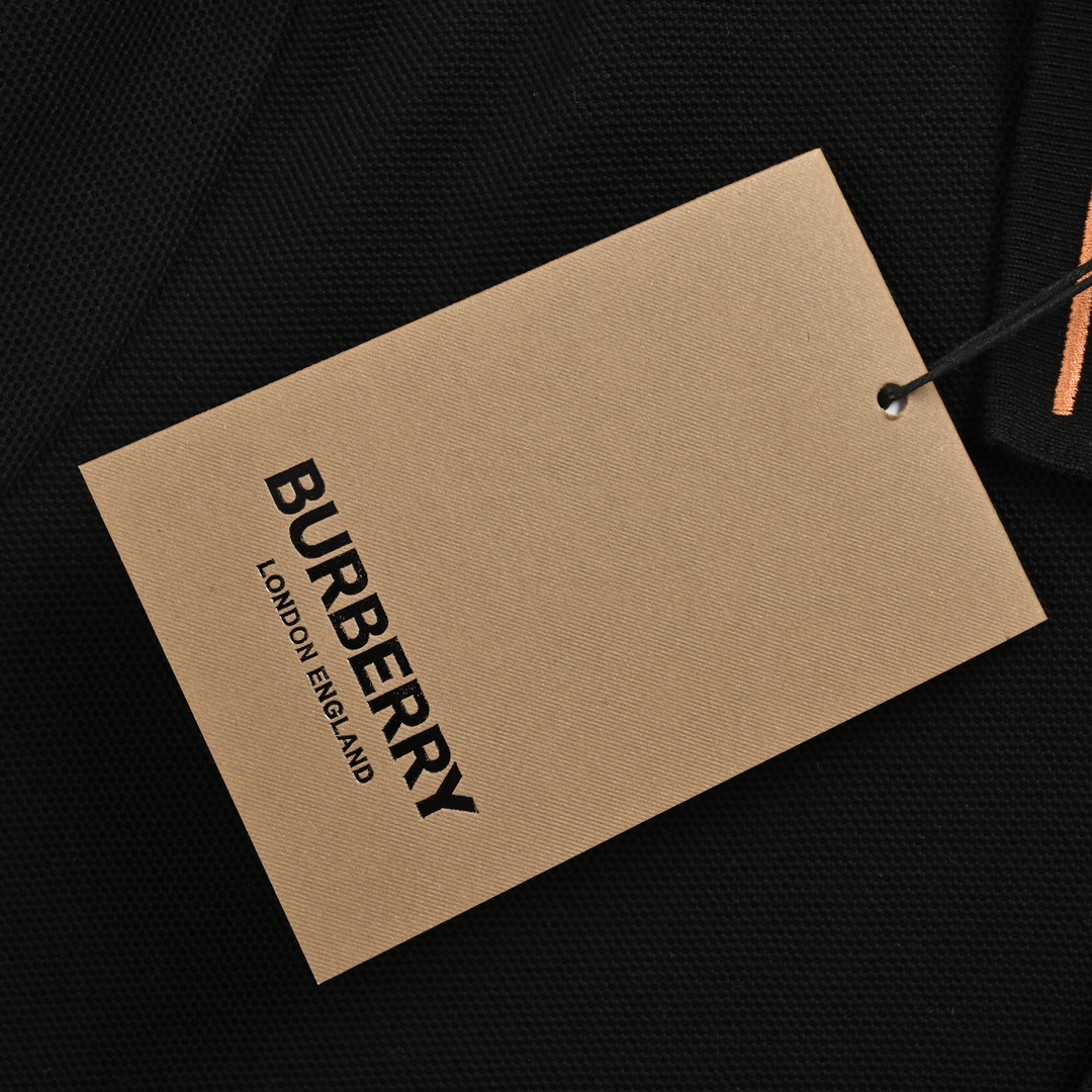 Burberry/巴宝莉 领口战马刺绣Polo短袖