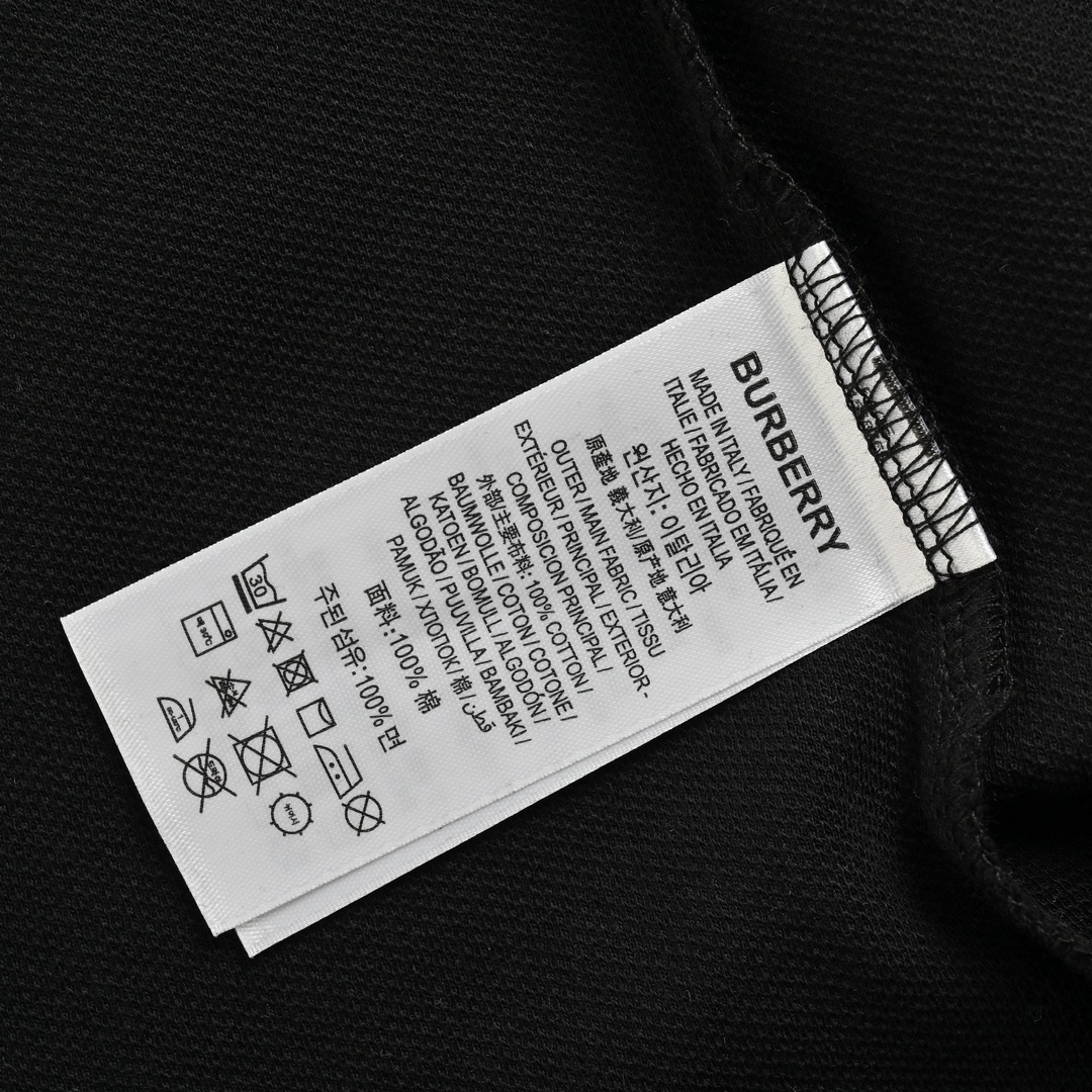 Burberry/巴宝莉 领口战马刺绣Polo短袖