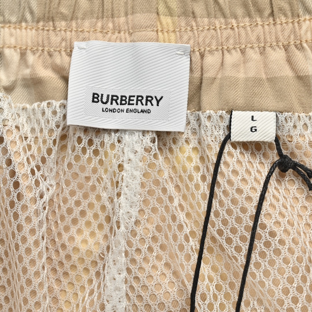 Burberry/巴宝莉 格纹沙滩短裤