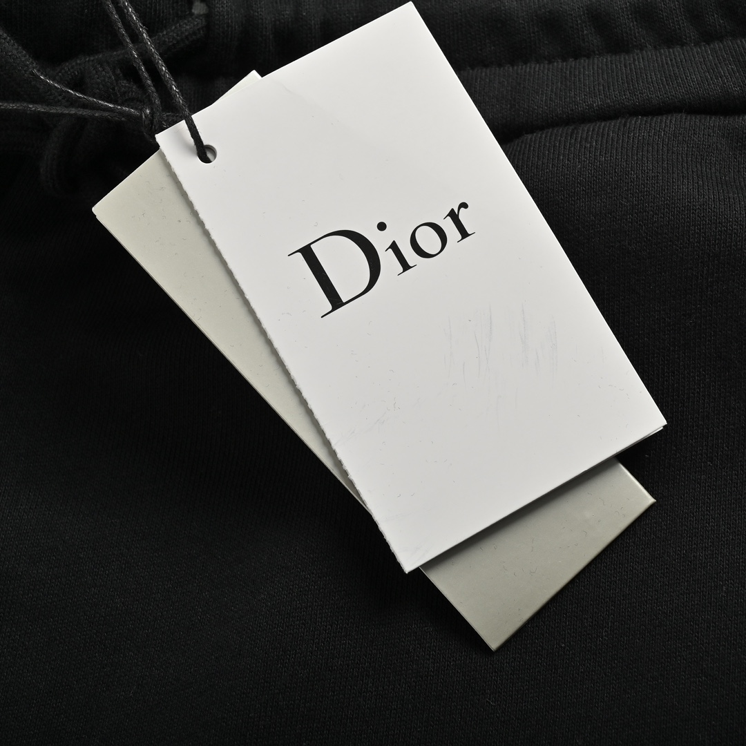 Dior/迪奥 字母logo刺绣绒毛边短裤