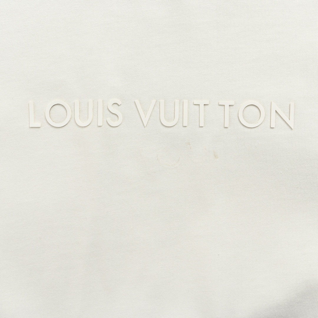 Louis Vuitton/LV路易威登 24ss 胸前小字母压胶短袖T恤