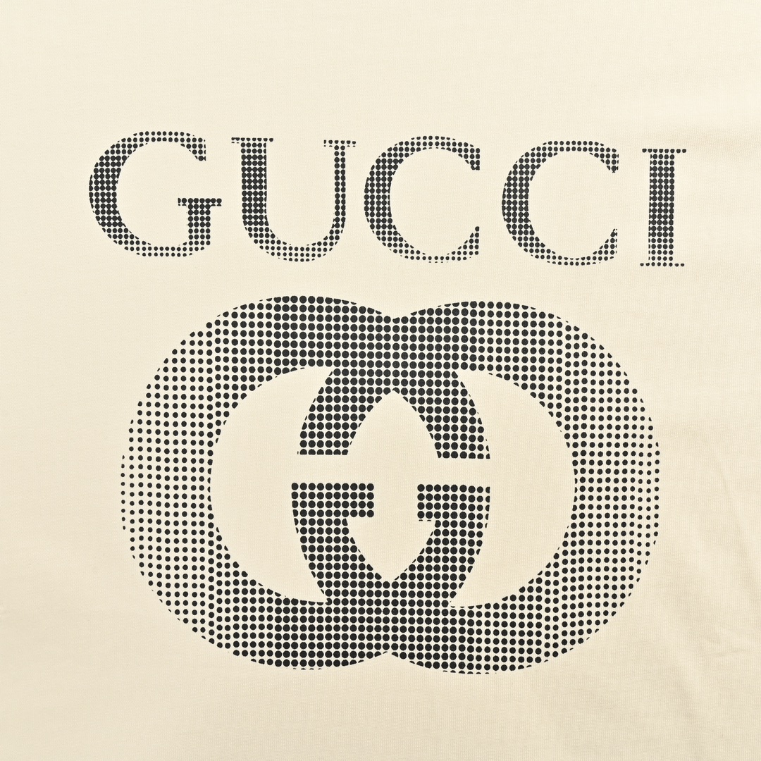 130 Gucci/古驰 24ss 双G印花短袖 情侣街拍的时尚款短TEE 炸街系列