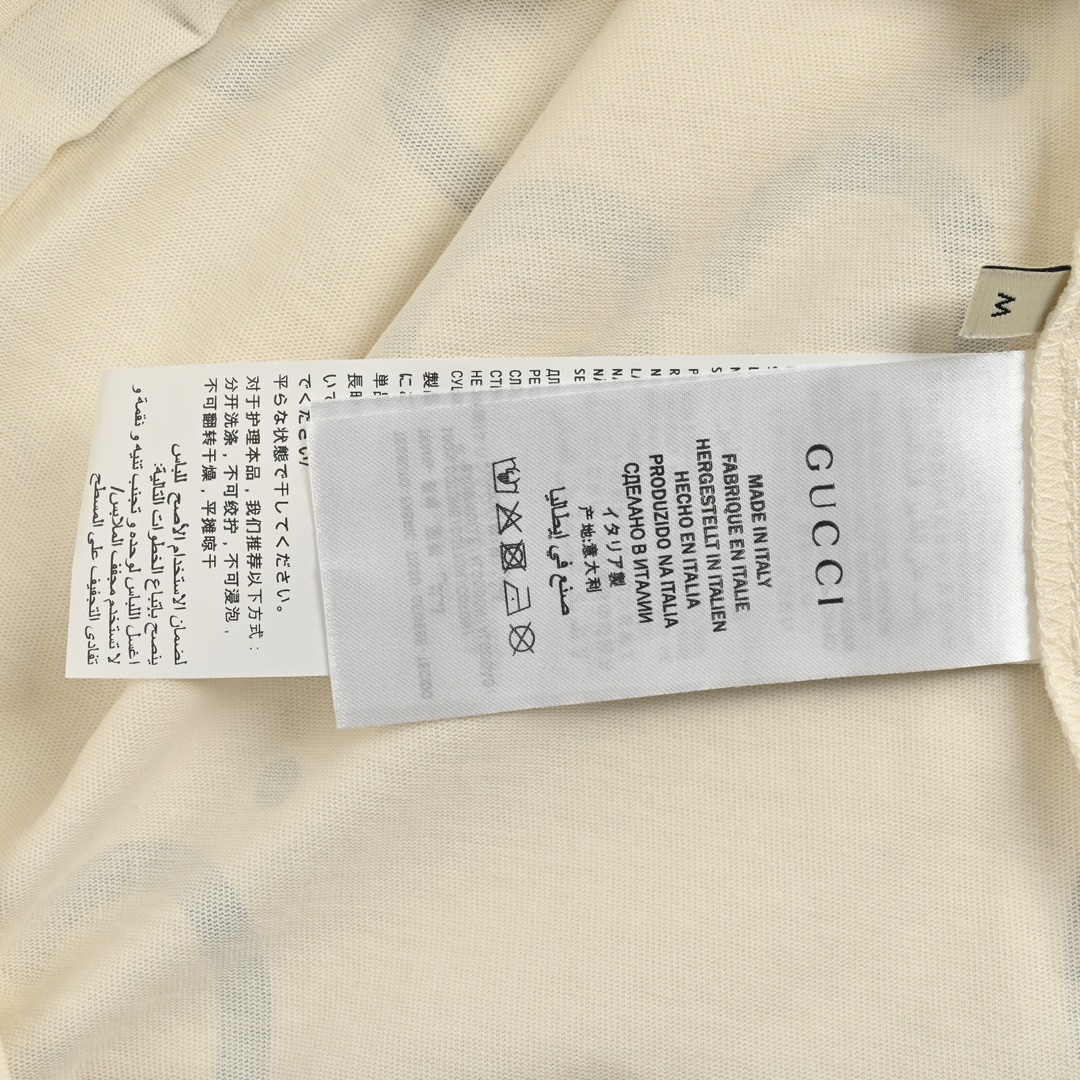 Gucci/古驰 24ss 双G渐变满印短袖