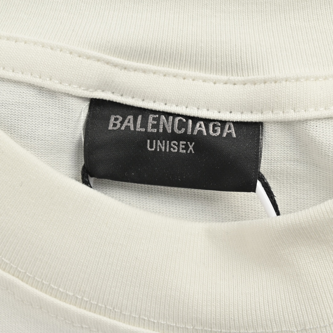 140 Balenciaga/巴黎世家 24ss 字母印花短袖 纯棉柔软面料