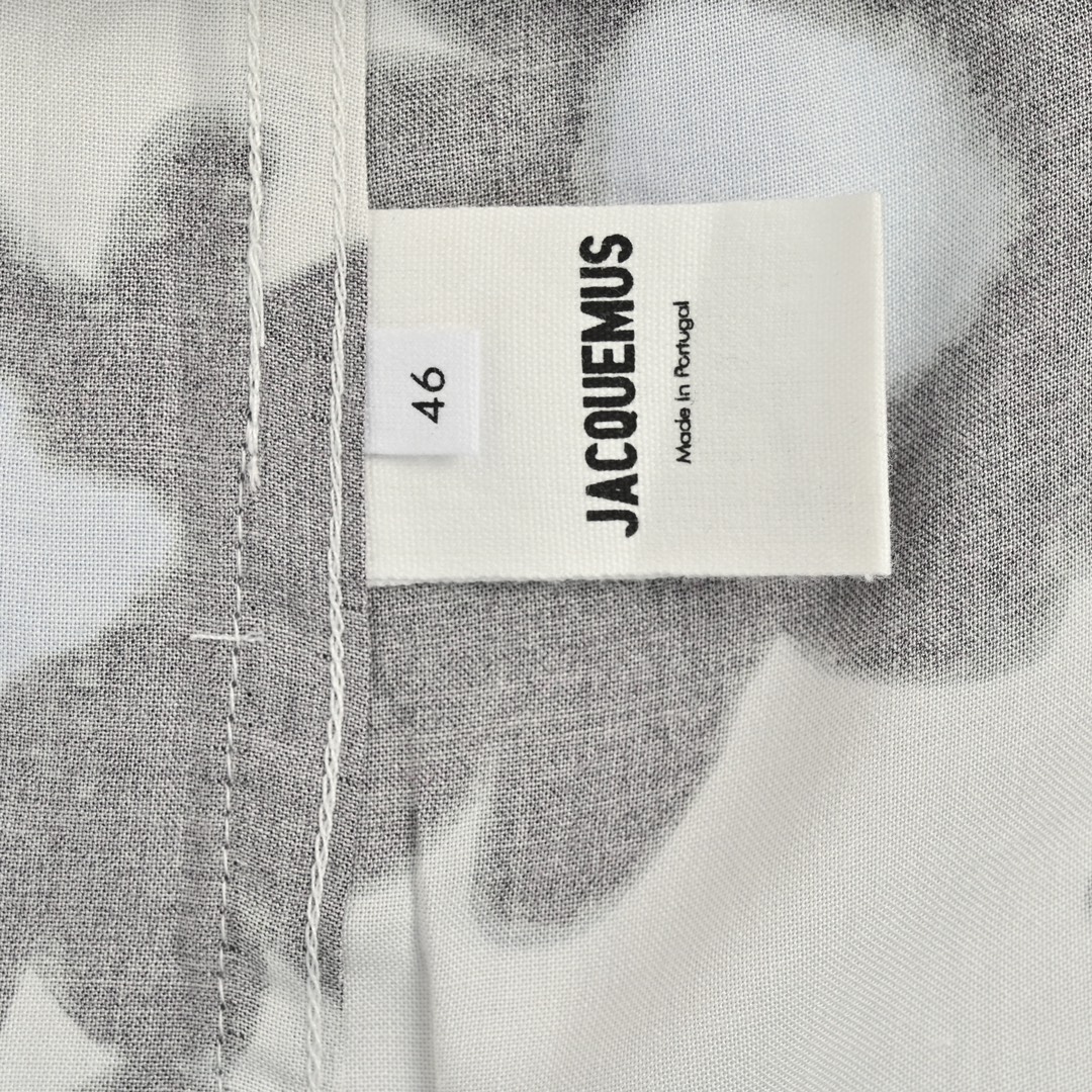 Jacquemus 24ss 满幅花卉印花短袖衬衫 来自法国的设计师轻奢品牌