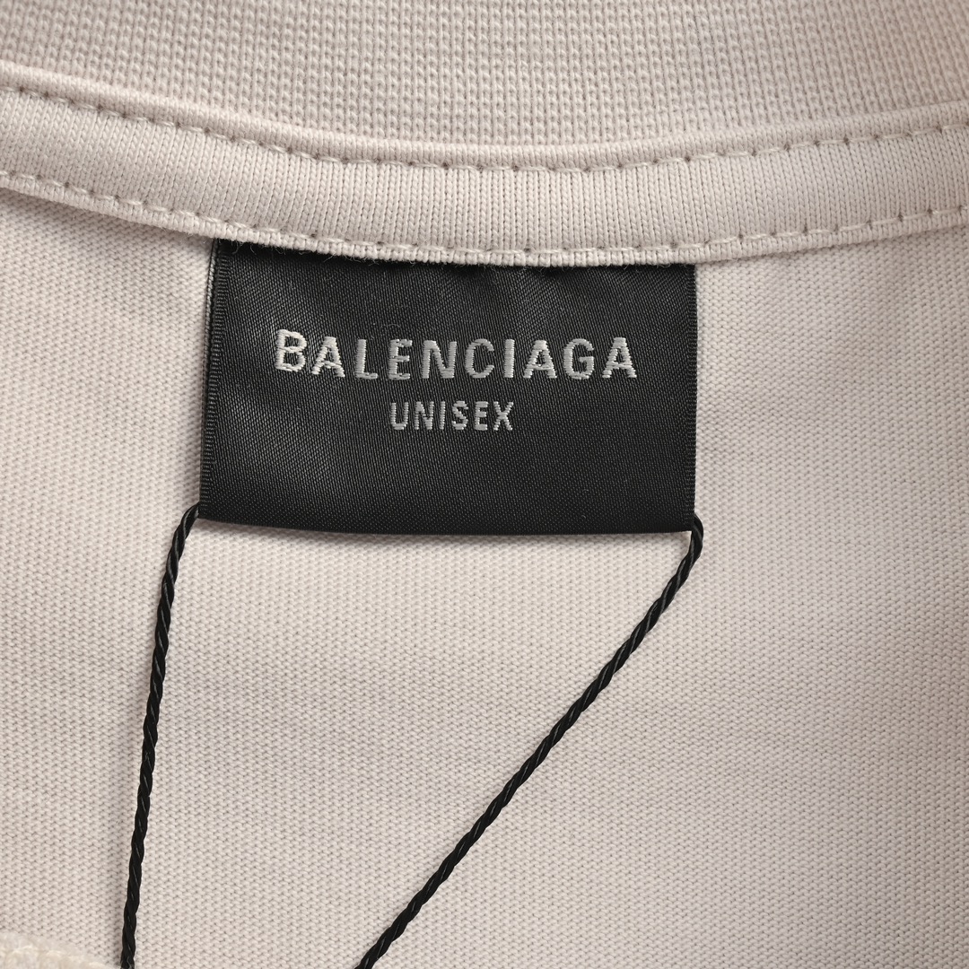 Balenciaga/巴黎世家 24ss Fall运动系列3M反光字母短袖