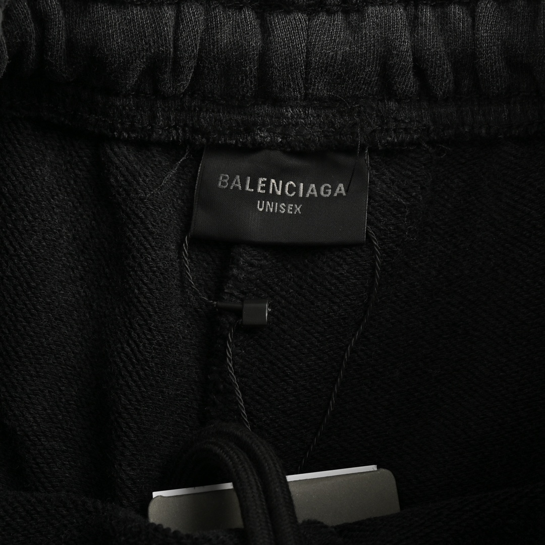 170 Balenciaga/巴黎世家 24ss 双环火焰水洗短裤