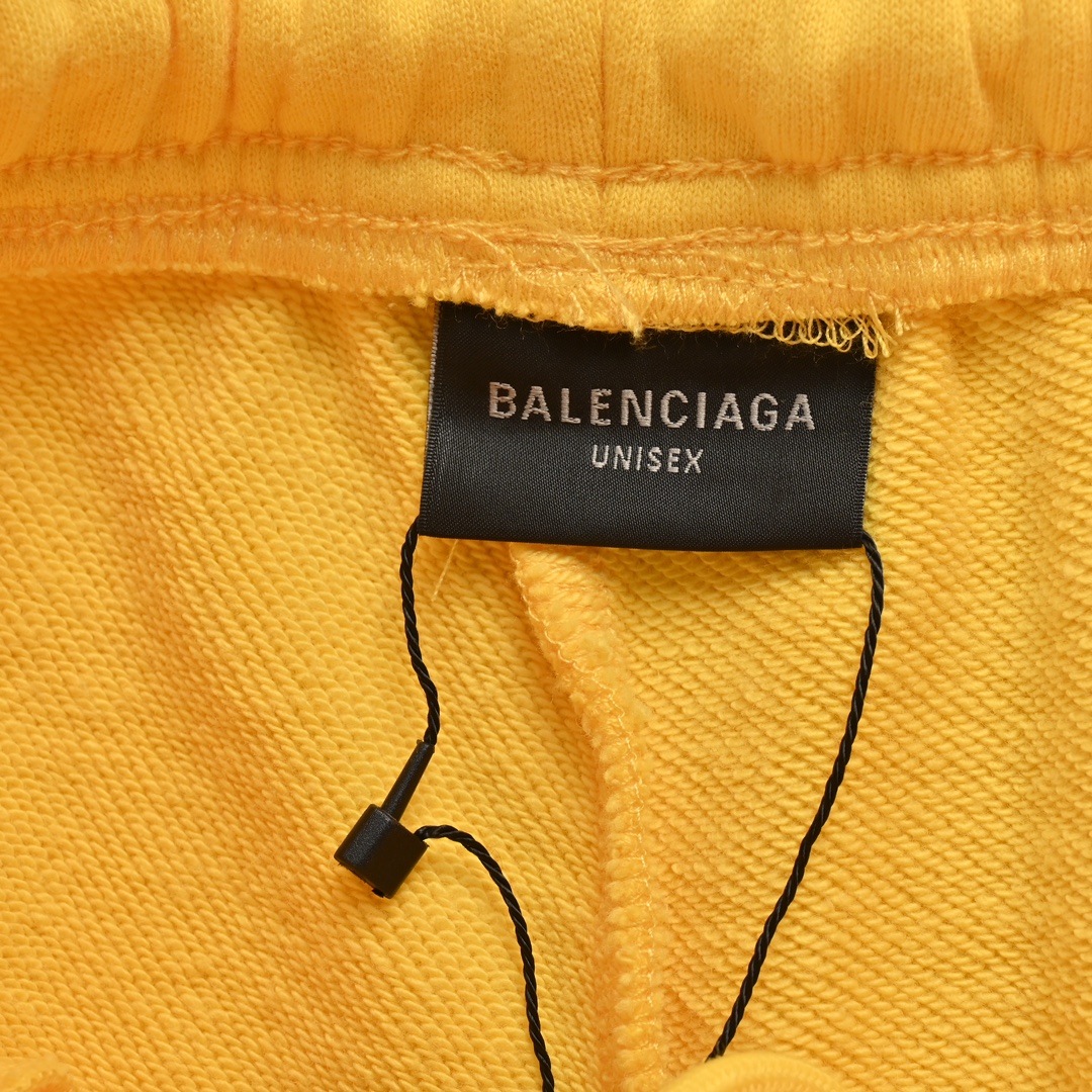 170 Balenciaga/巴黎世家 24ss 双环火焰水洗短裤