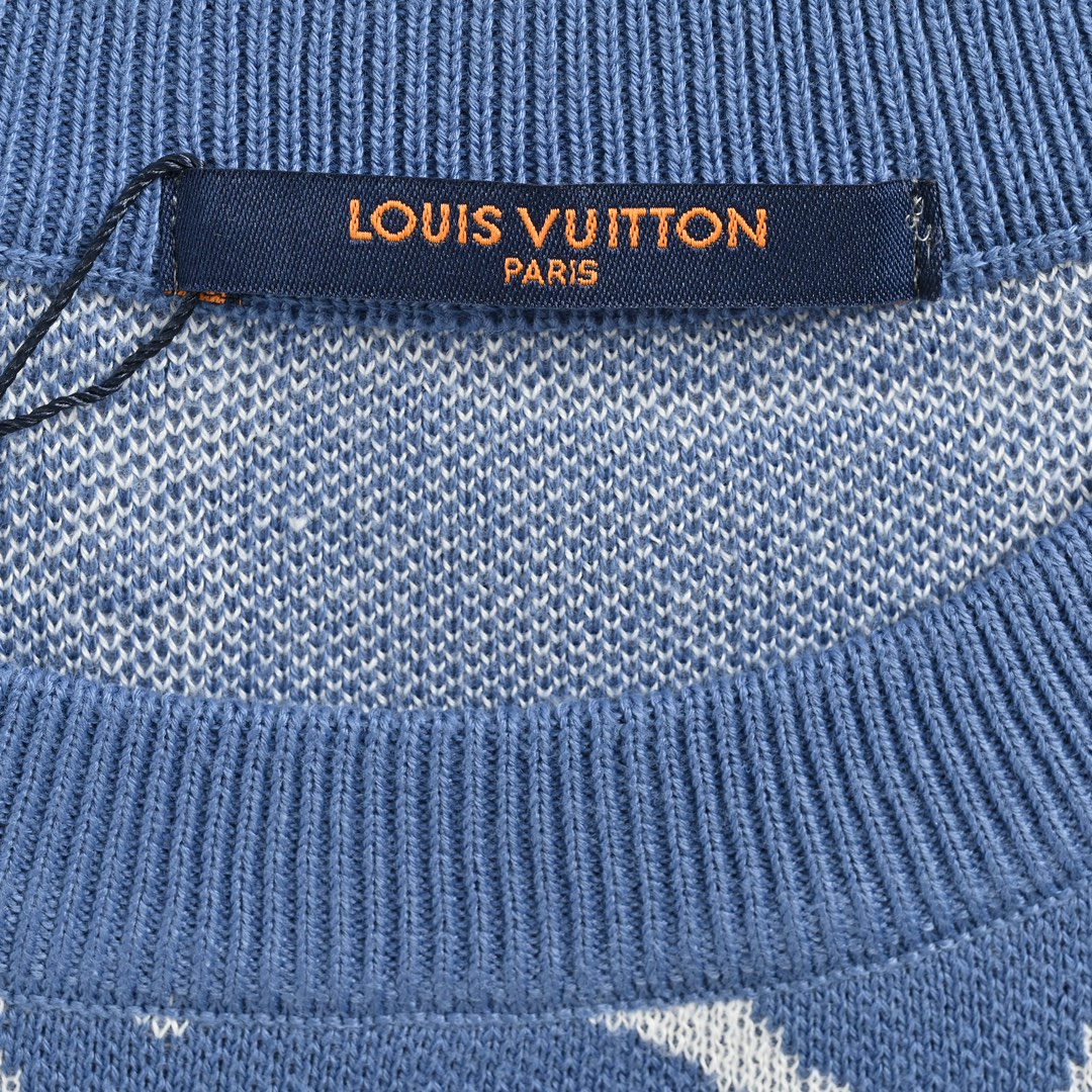 170 Louis Vuitton/路易威登 24ss 航海主题渔网提花针织短袖