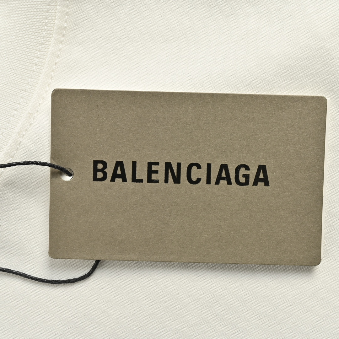 Balenciaga/巴黎世家 24ss 迷雾字母印花短袖