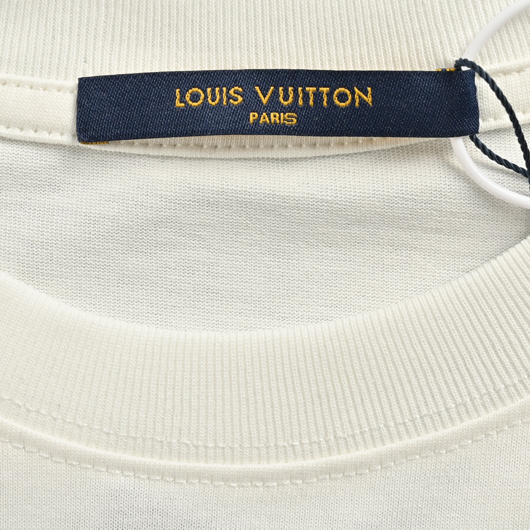 140 Louis Vuitton/路易威登 24ss 霓虹彩标字母 短袖