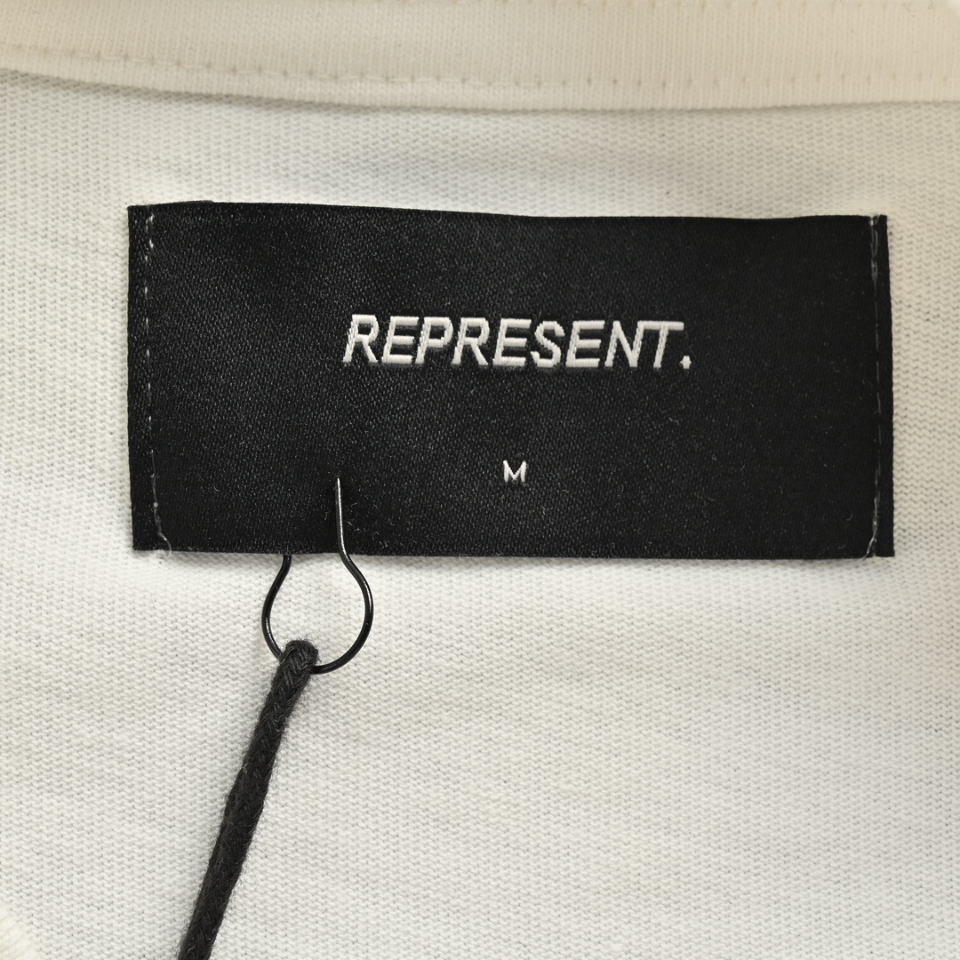 Represent 21ss 伦敦限定印花短袖 面料32s全棉双纱精梳汗布