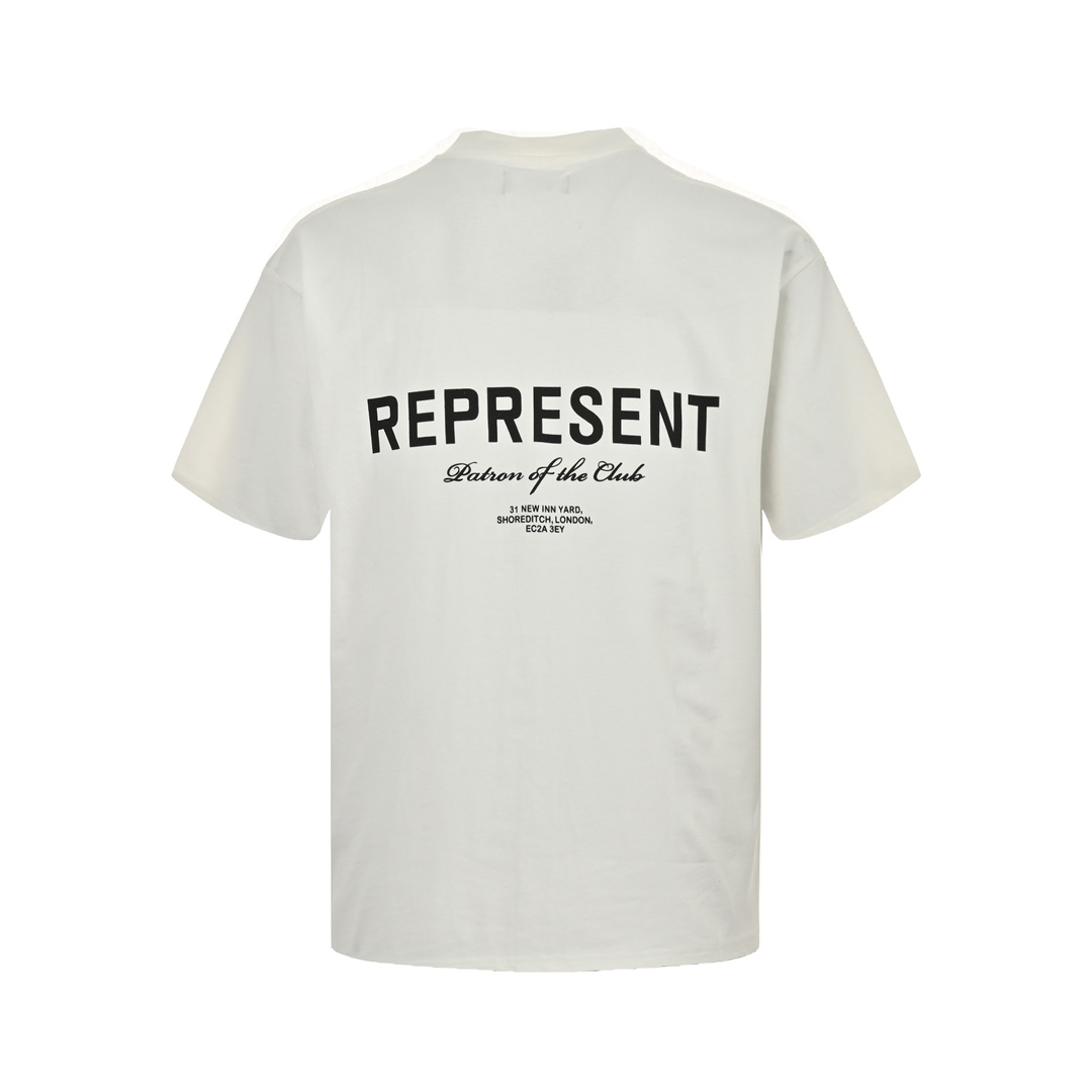 Represent 21ss 伦敦限定印花短袖 面料32s全棉双纱精梳汗布