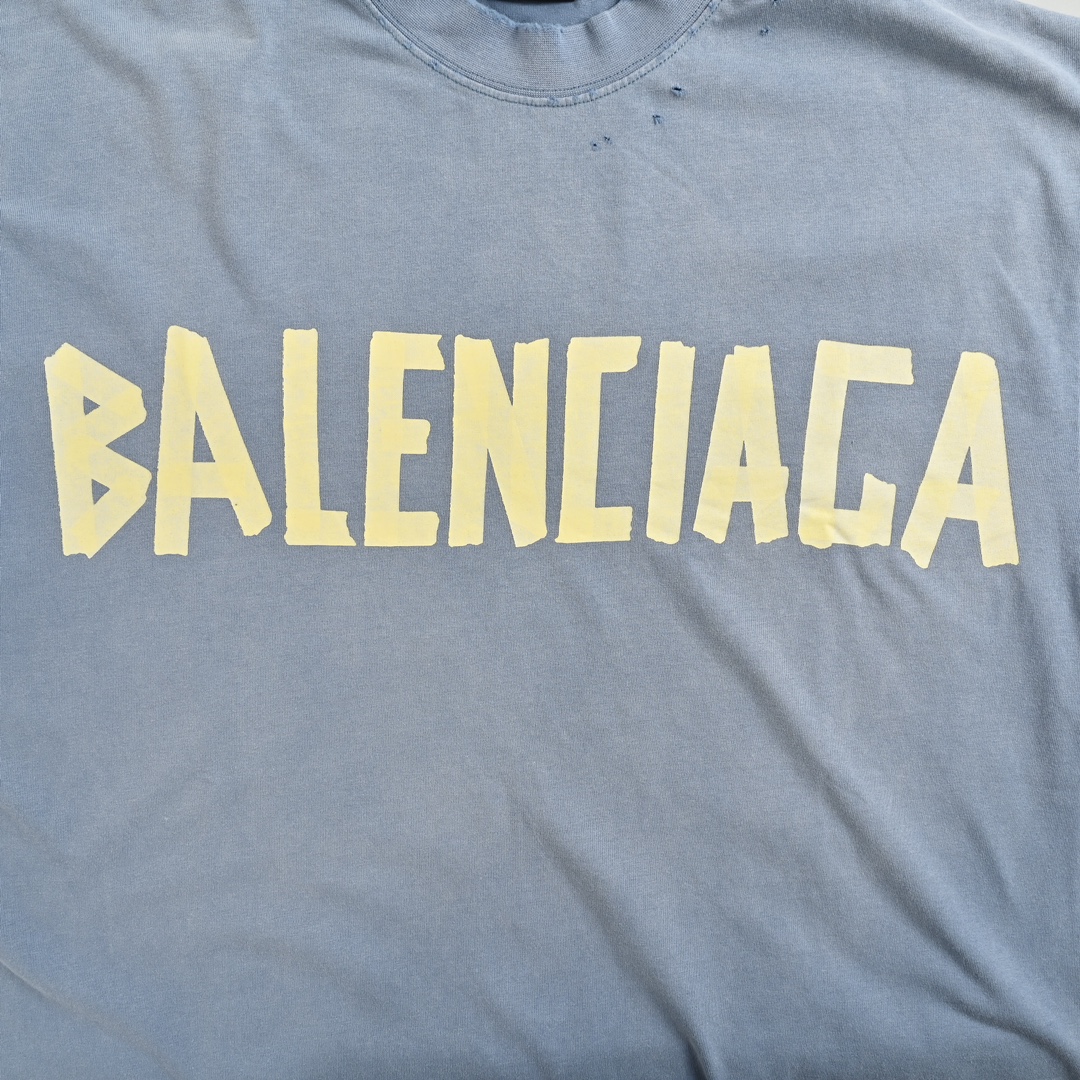 Balenciaga/巴黎世家 美纹纸胶带短袖