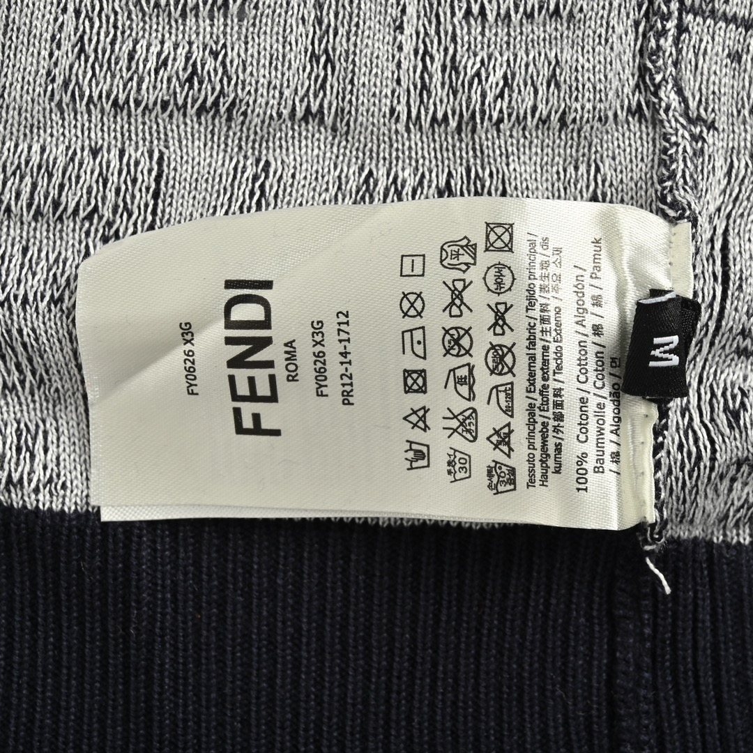 170 Fendi/芬迪 24ss 满印FF提花针织Polo短袖 现代艺术浪潮款针织Polo 时髦