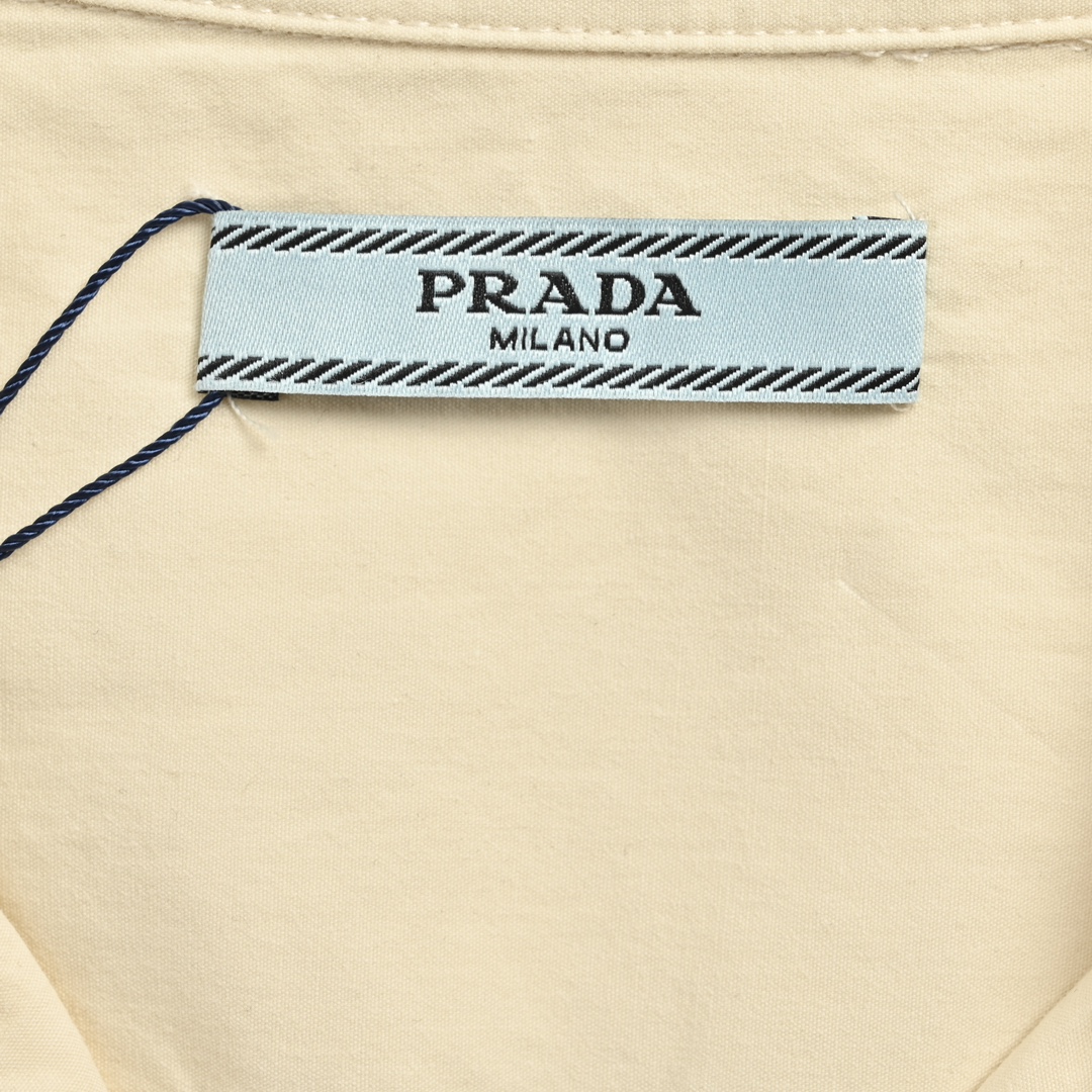 Prada/普拉达 24ss 口袋三角标短袖衬衫